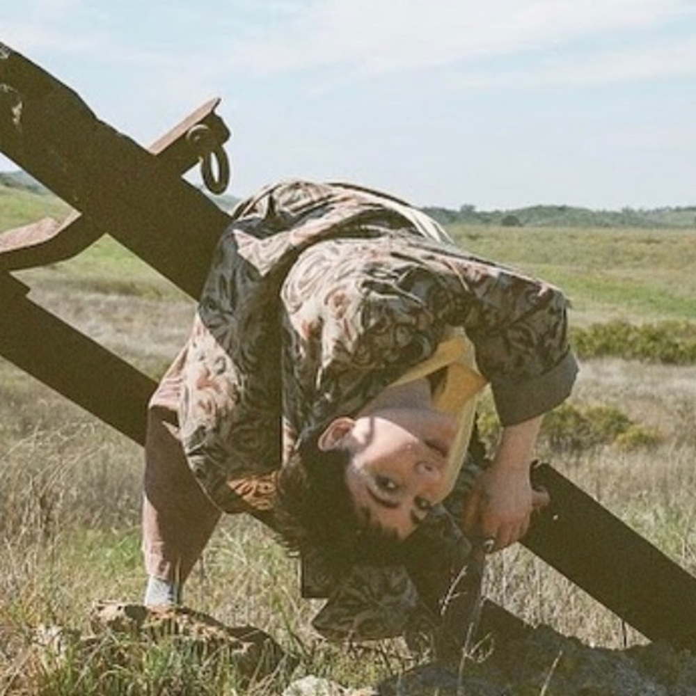 Beige Patterned Blazer - image 1